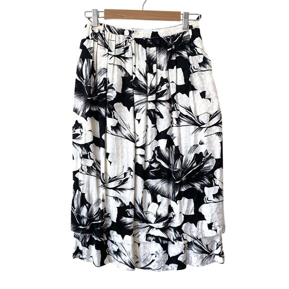 Vintage Valentino Silk Skirt 70´s Women´s 10...